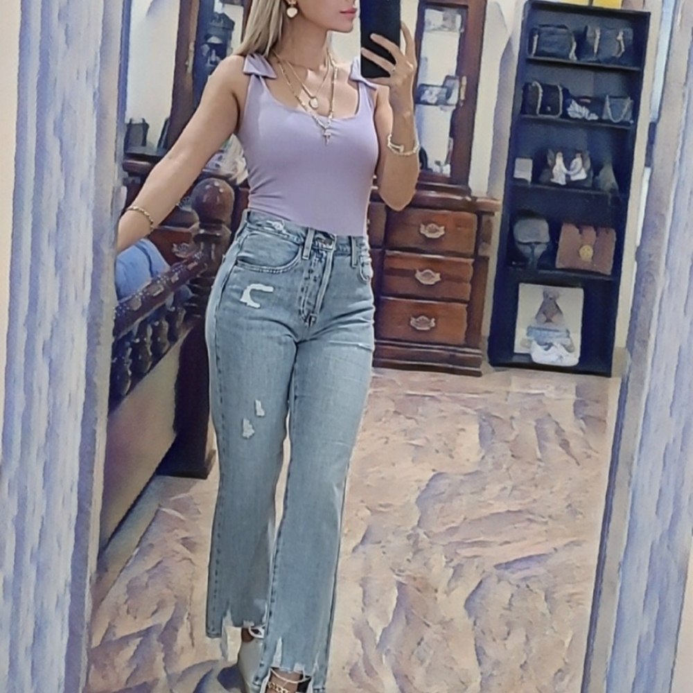 Final Touch Lilac Bodysuit